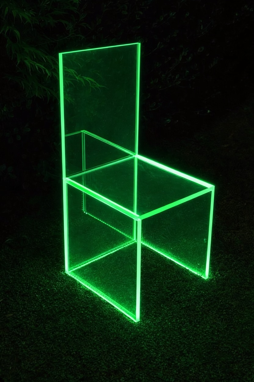 Mood Chair — illuminazione rossa