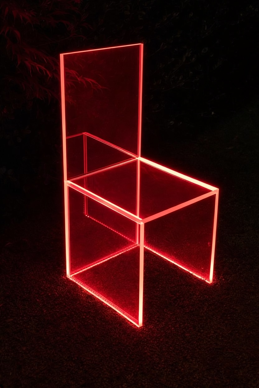 Mood Chair — illuminazione rossa