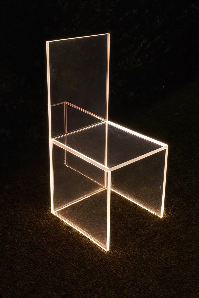 Mood Chair — illuminazione verde